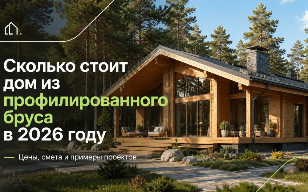 Стоимость дома из профилированного бруса в 2026 году: цены и разбор сметы