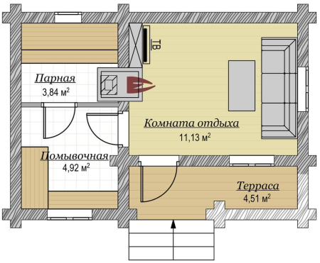 Этаж 1